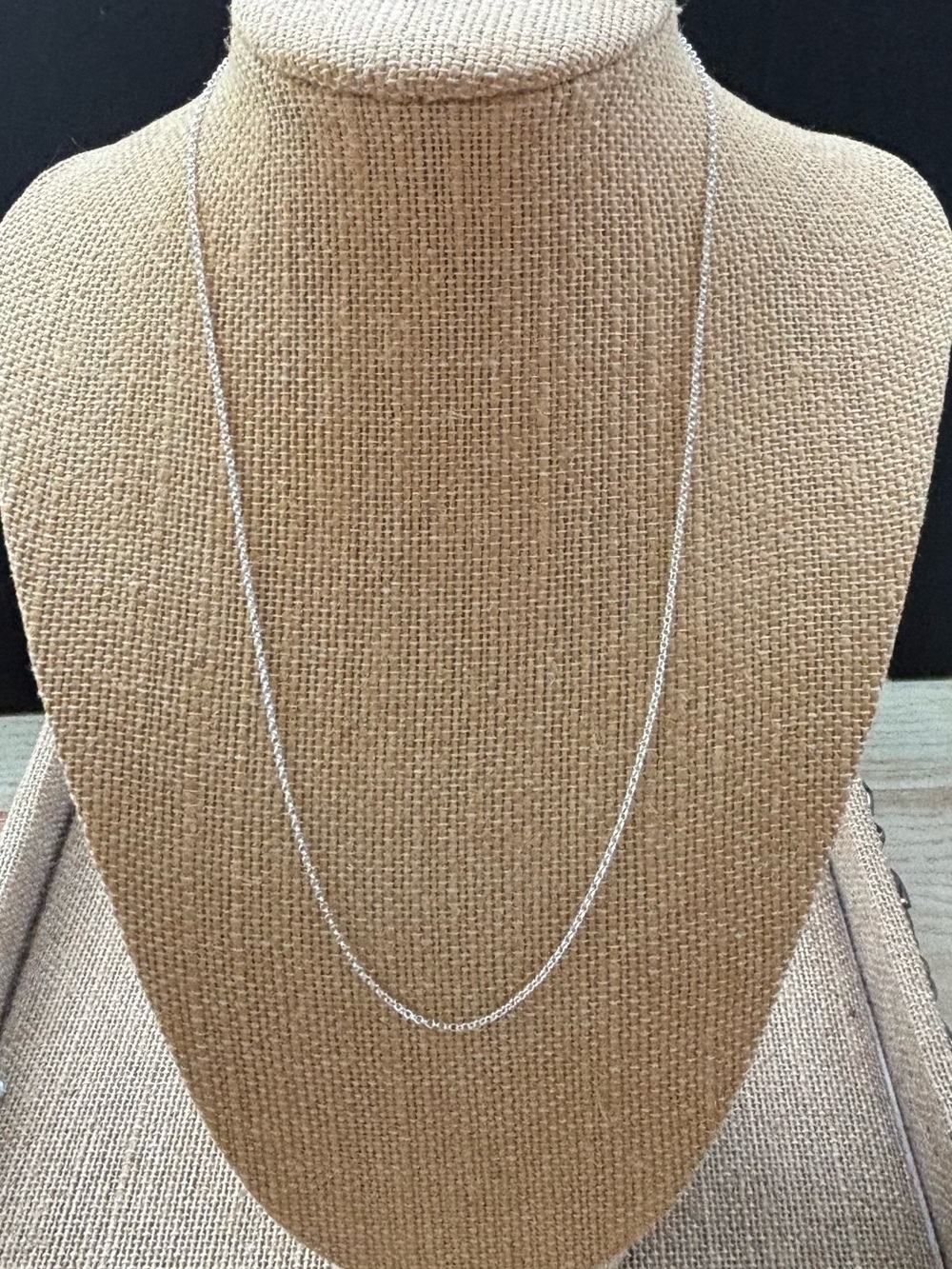 925 Sterling Silver Rolo Chain Necklace - 18”